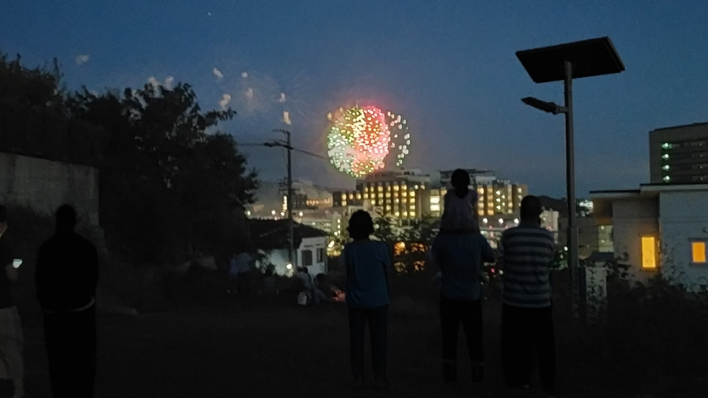 せともの祭　花火